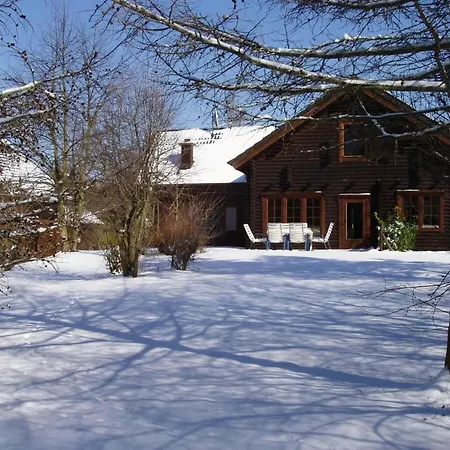 Blockhouse At Lake Silbersee Ferienhaus *